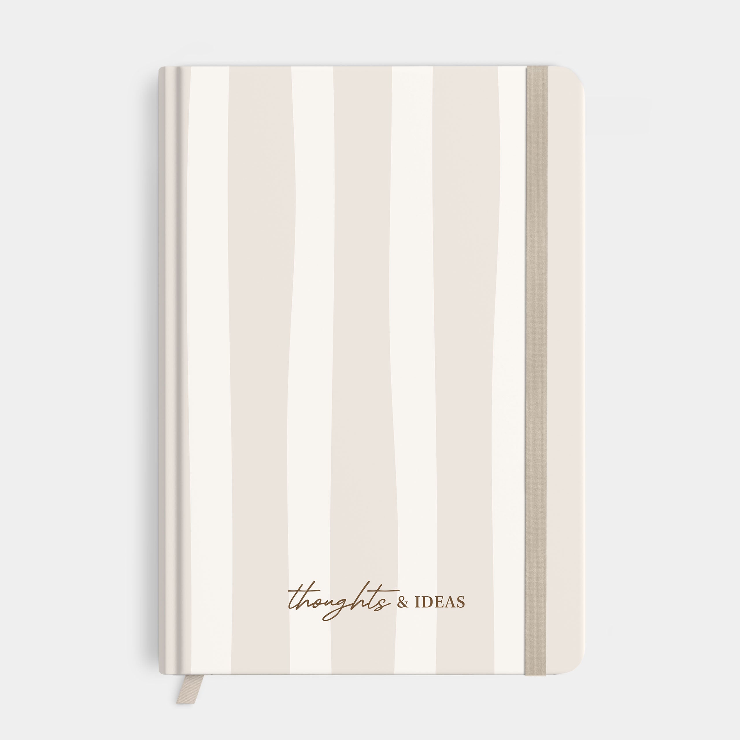 Notebook Streifen Beige