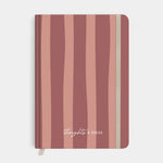 Notebook Streifen Rot
