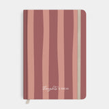 Notebook Streifen Rot