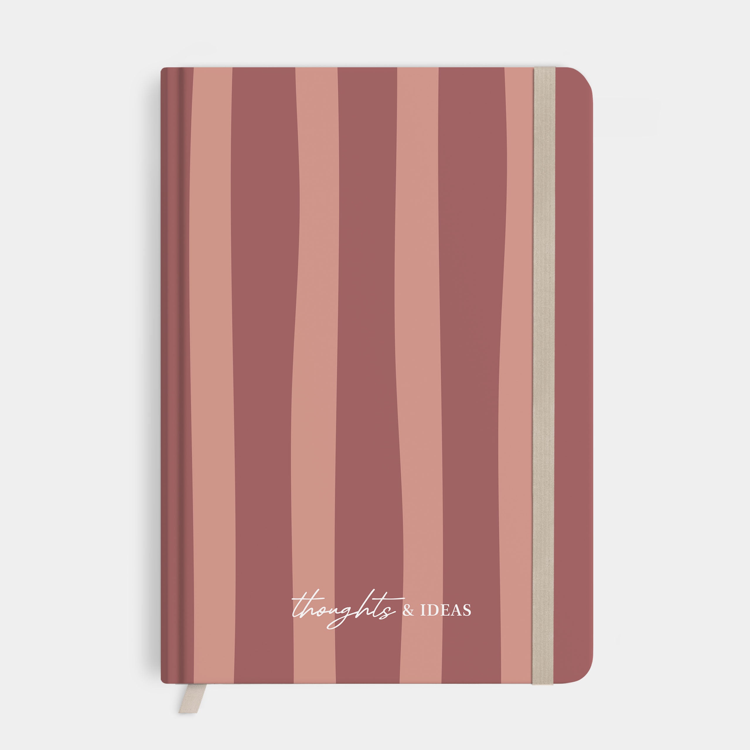 Notebook Streifen Rot
