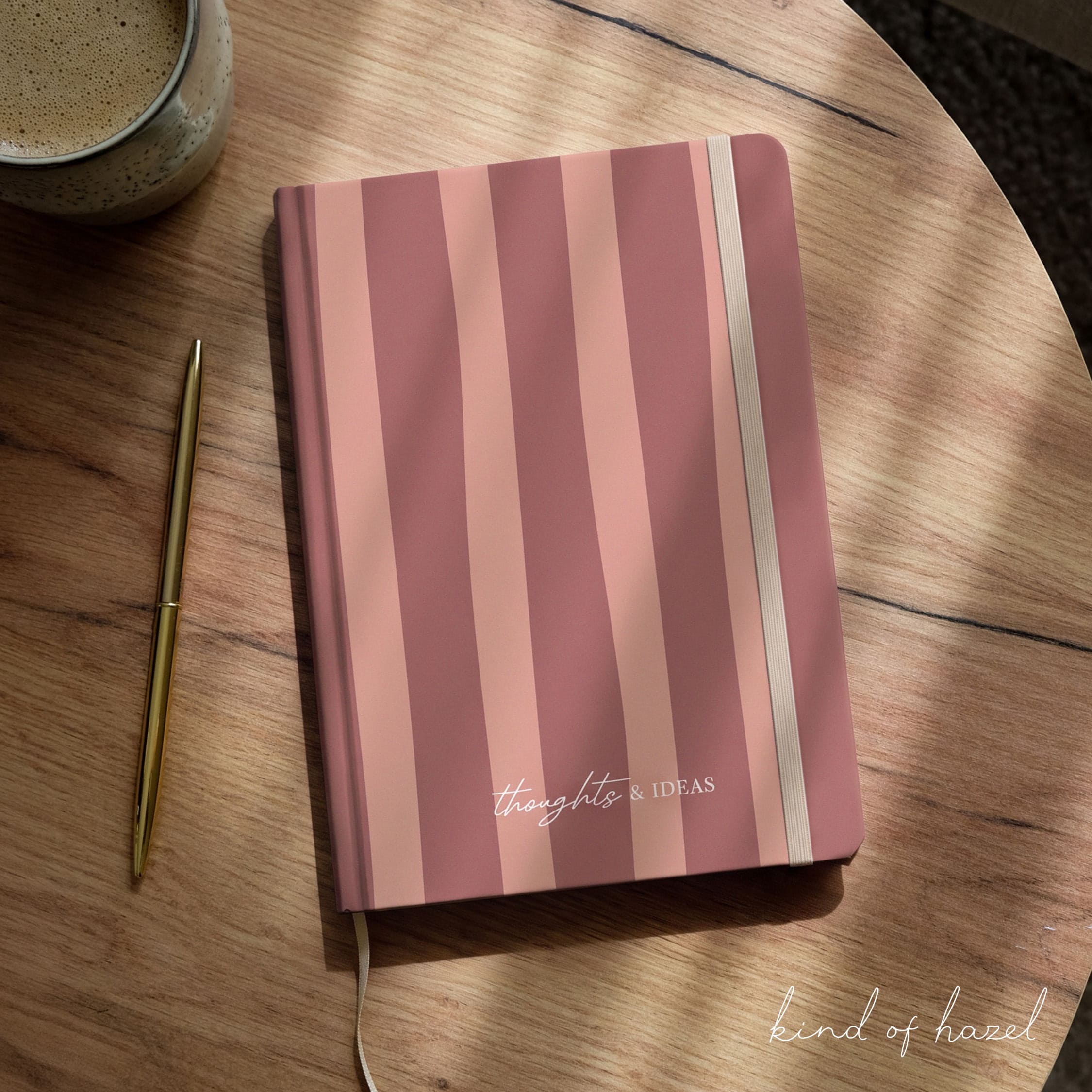 Notebook Streifen Rot